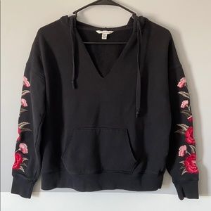 American Eagle Women’s Black Hoodie Extra Small